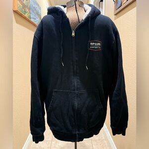 Rip Curl Men’s Black Full-Zip Hoodie